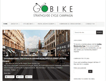 Tablet Screenshot of gobike.org